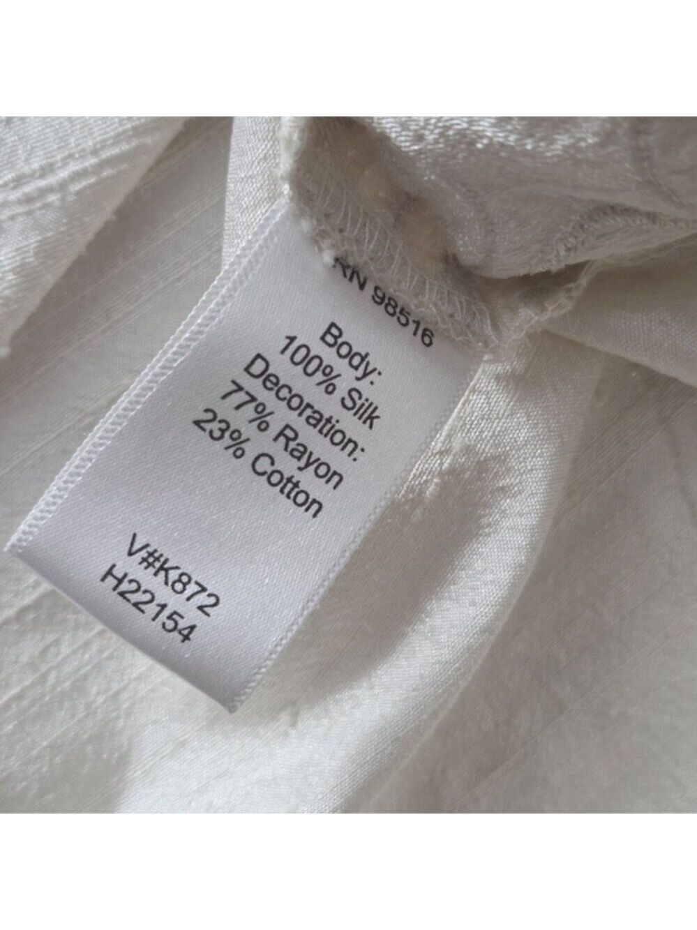 Wearable Art Coldwater Creek Silk Embroidered Jacket Petite Large - Picture 6 of 9